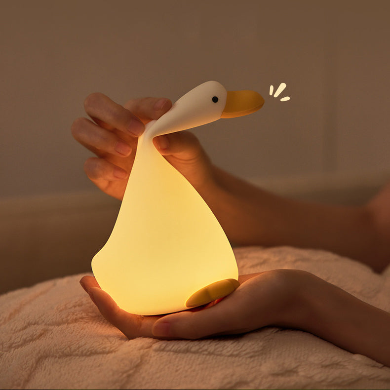 LumiGoose - Yndigt LED-natlys med et squishy gåsedesign