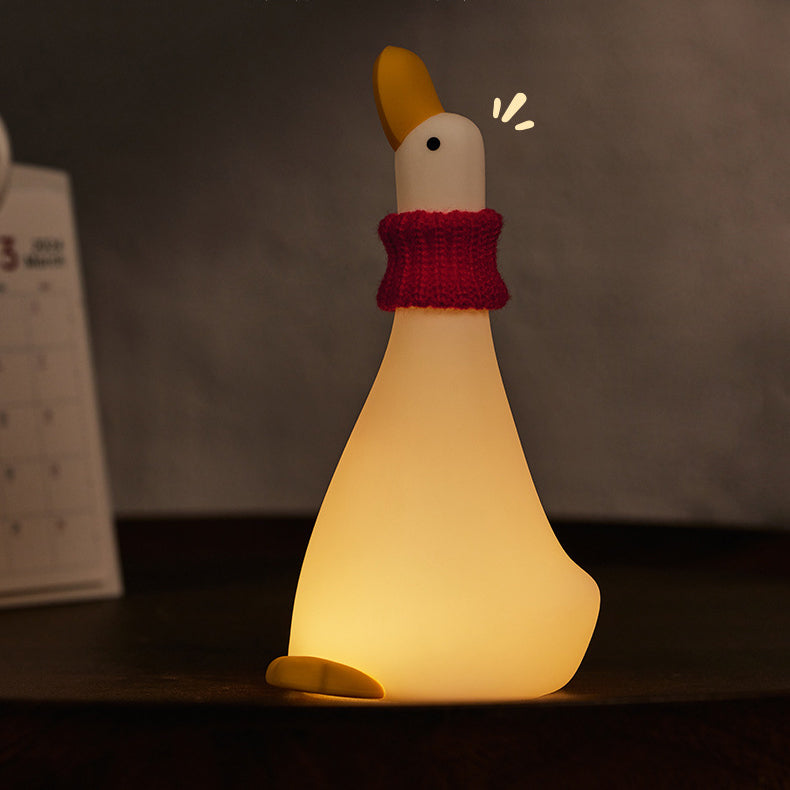 LumiGoose - Yndigt LED-natlys med et squishy gåsedesign