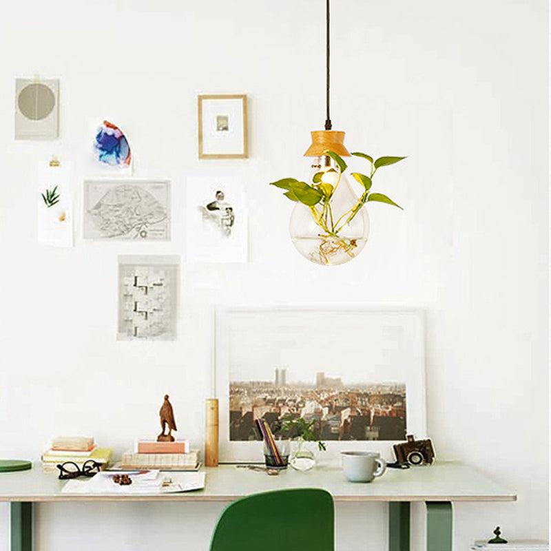 AviaryLuxe – Hængende plantelampe med fugleburdesign til elegant omgivende belysning