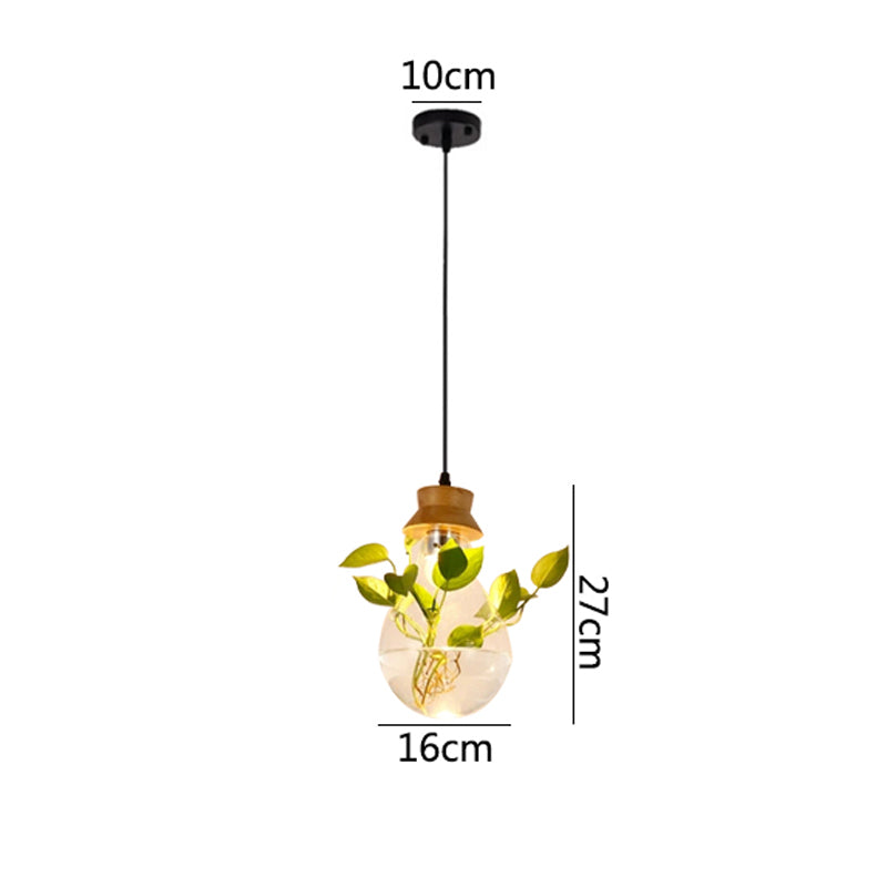 VerdeGlow - Stilfuld hængelampe med planteholder for et naturligt præg