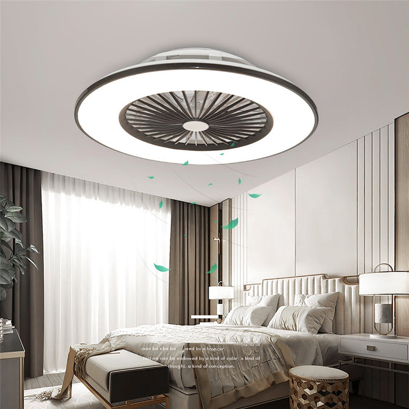 FanGlow– Slank LED loftsventilator med ventilation og stilfuld belysning for hjemmekomfort