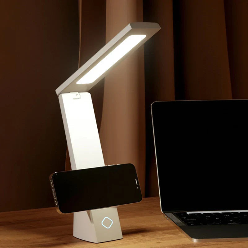FlexiGlow - Dæmpbar LED-skrivebordslampe med fleksibel arm og USB-strøm
