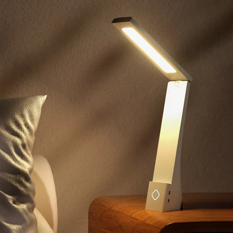 FlexiGlow - Dæmpbar LED-skrivebordslampe med fleksibel arm og USB-strøm