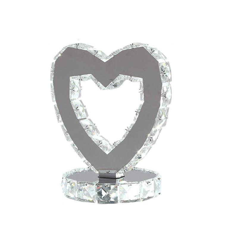 LumiRing - Moderne krystalinspireret LED-bordlampe til elegant belysning