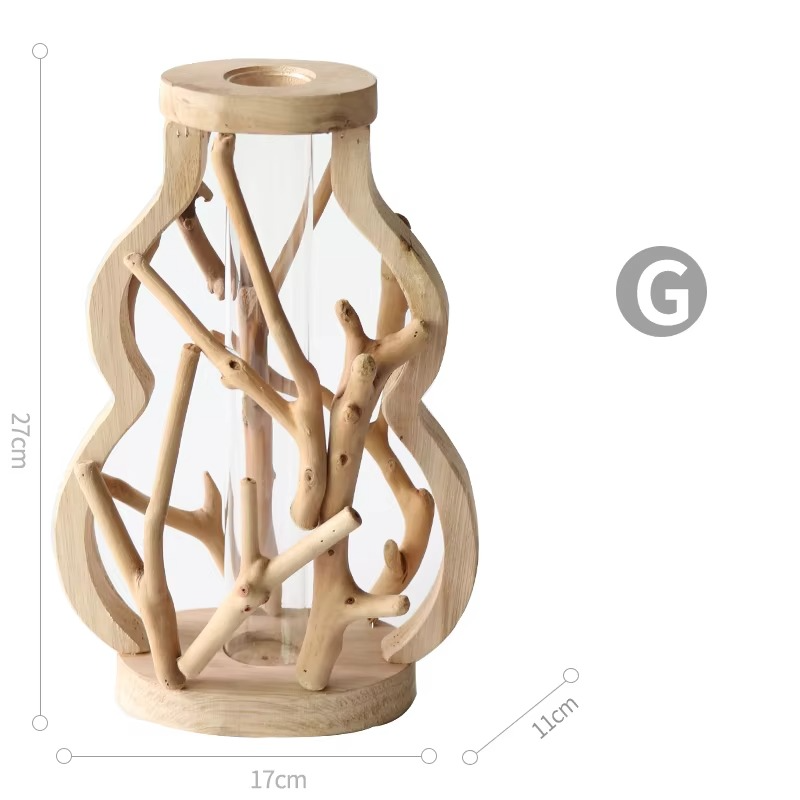 WoodNest – Kunstnerisk trævase med kreativt, greninspireret design til planter