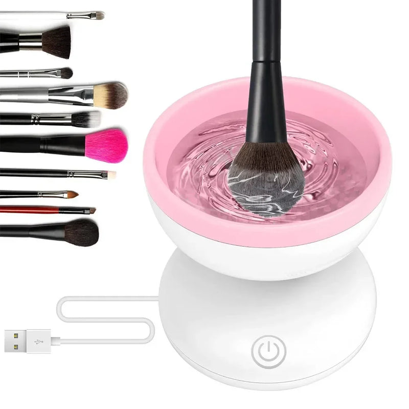 GlamSweep – Elektrisk Makeup Brush Cleaner med hurtig og nem dybderengøring