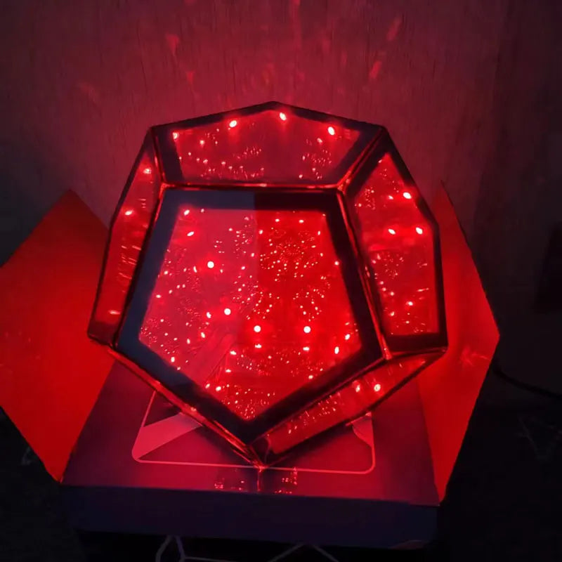 ColorSphere - Interaktiv LED Dodecahedron-lampe med brugerdefinerede lystilstande