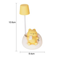 GlowPaws - Blid katteformet LED-natlampe med USB-opladningsmulighed