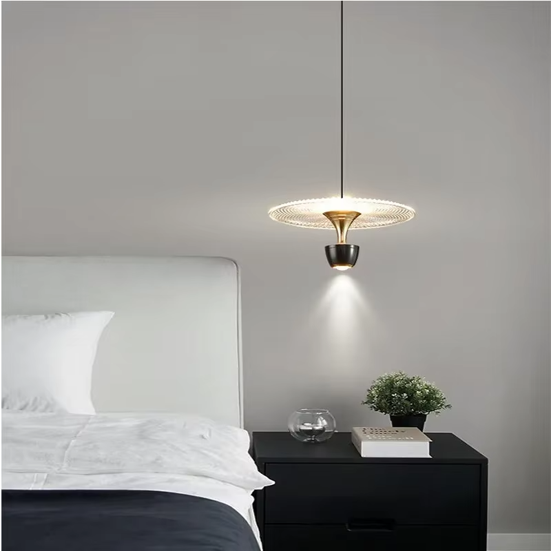 LumaDisc – Moderne skiveformet LED-loftlampe med varm glød
