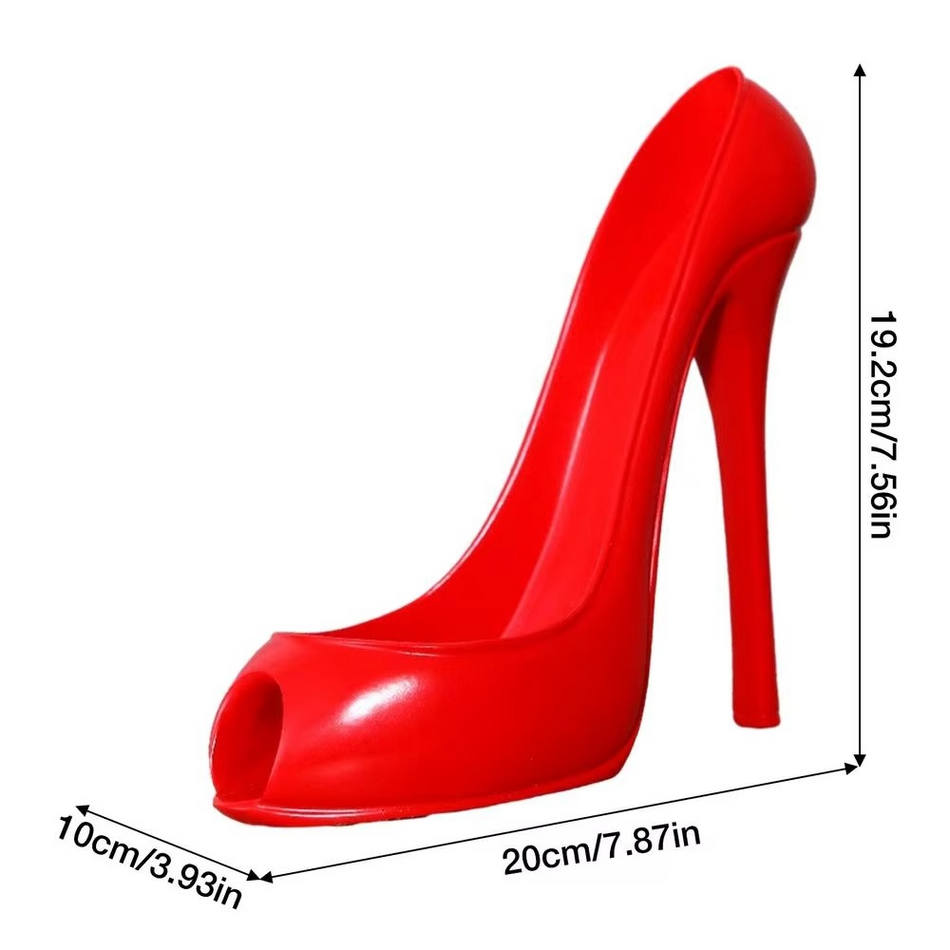 VinoStiletto – Vinholder i højhælet sko til elegant flaskedisplay