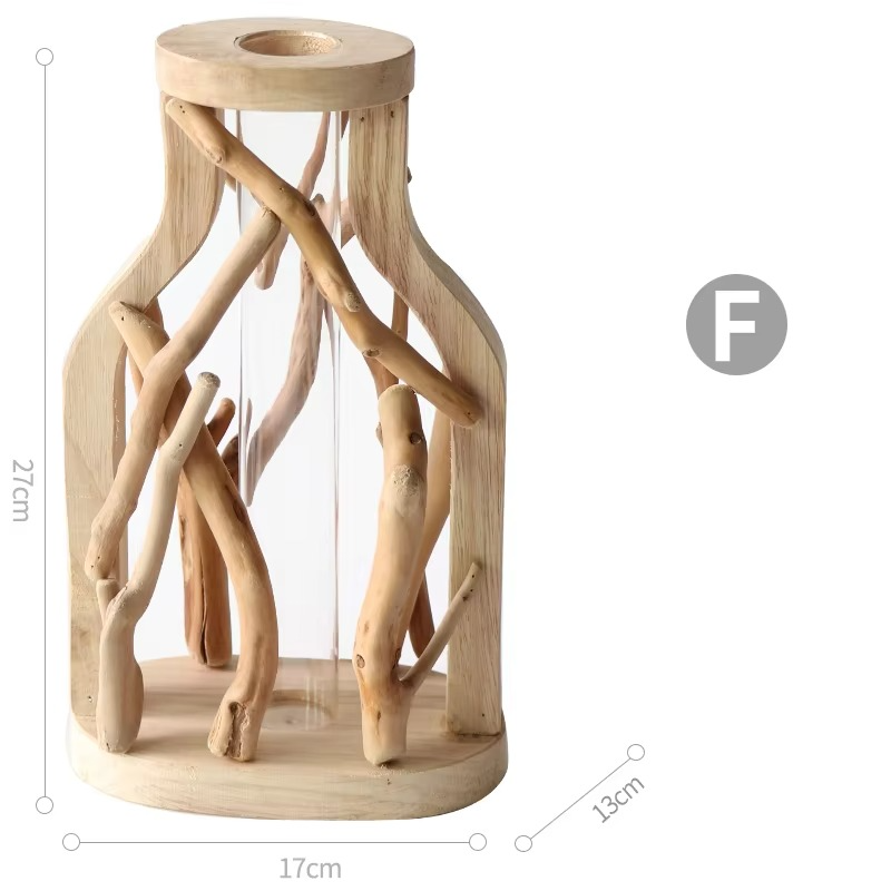 WoodNest – Kunstnerisk trævase med kreativt, greninspireret design til planter