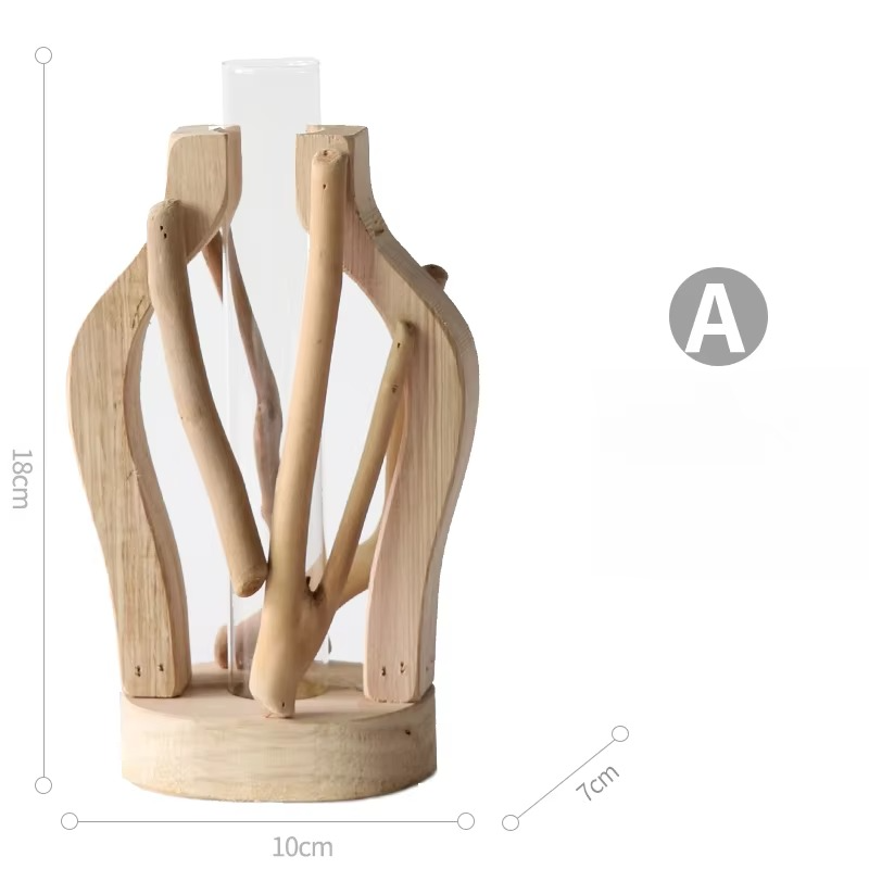 WoodNest – Kunstnerisk trævase med kreativt, greninspireret design til planter