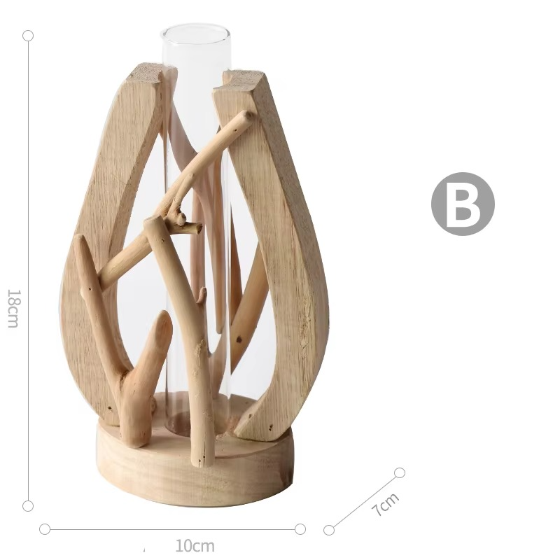 WoodNest – Kunstnerisk trævase med kreativt, greninspireret design til planter
