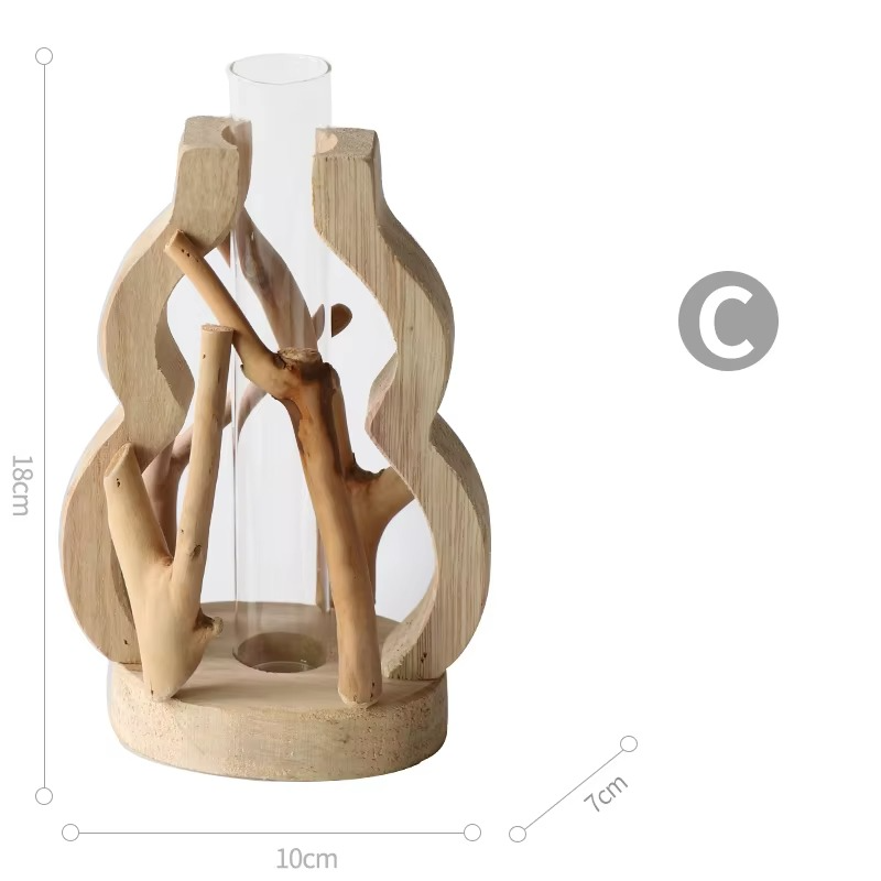 WoodNest – Kunstnerisk trævase med kreativt, greninspireret design til planter