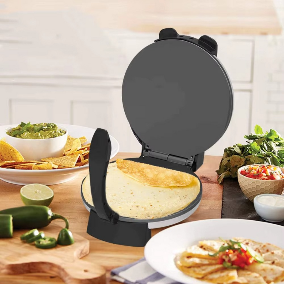 QuietHeat - Crepe-maskine med jævn opvarmning og stille drift for perfekte fladbrød