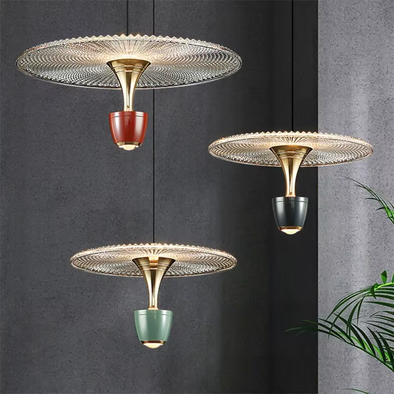 LumaDisc – Moderne skiveformet LED-loftlampe med varm glød