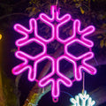 SnowGlow - Frosted Snowflake LED-lys til Vinter Elegance