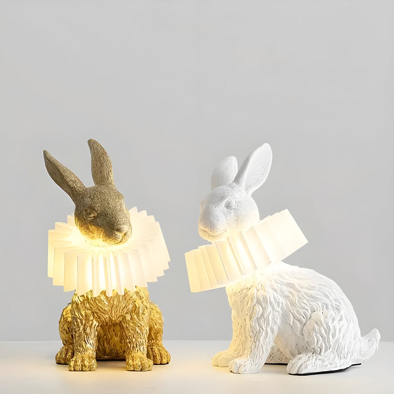 BunnyGlo - Art Deco inspireret kaninformet bordlampe til stuen