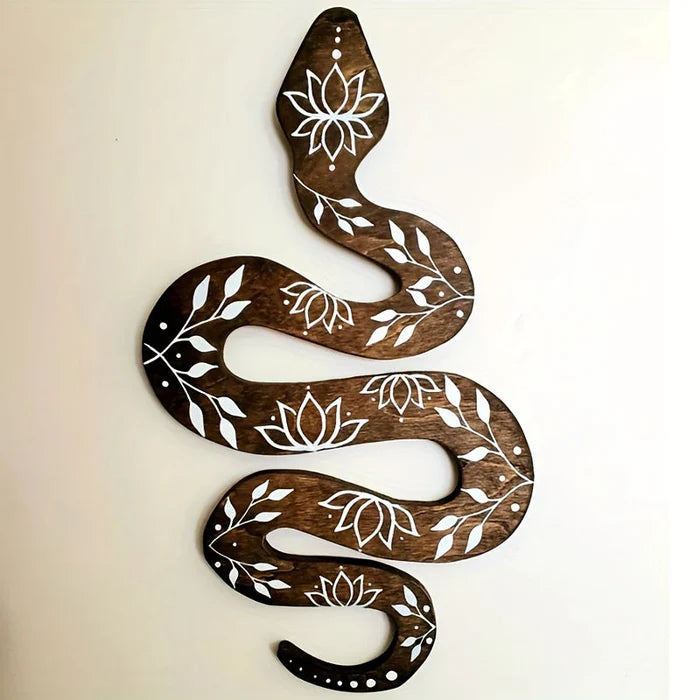 LotusSerpent – Boheme-inspireret slangewallart til spirituelle interiører