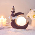 DreamGlow - Bubble Girl Natlampe med blød glød og drømmende design