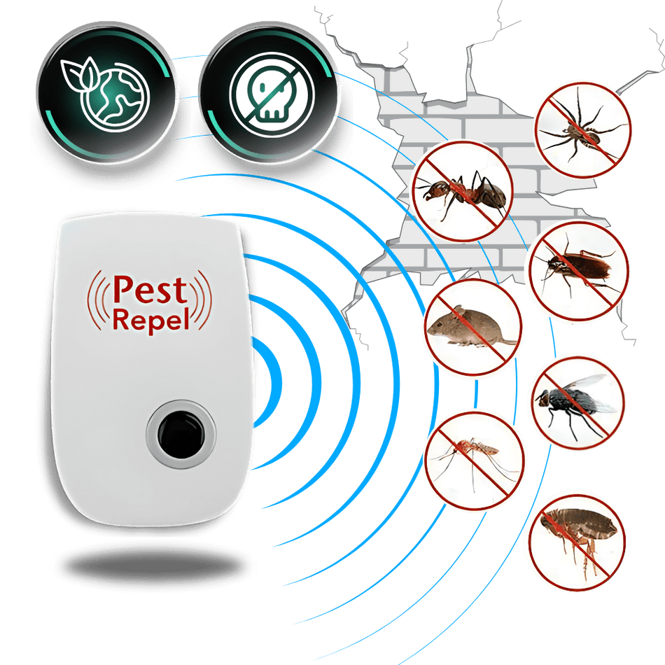 PestGuard – Kompakt ultralydsskadedyrsbekæmper med moderne design til hjemmebrug