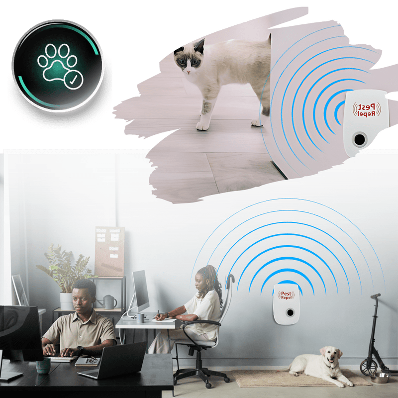 PestGuard – Kompakt ultralydsskadedyrsbekæmper med moderne design til hjemmebrug