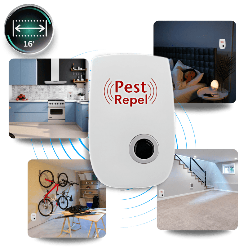 PestGuard – Kompakt ultralydsskadedyrsbekæmper med moderne design til hjemmebrug