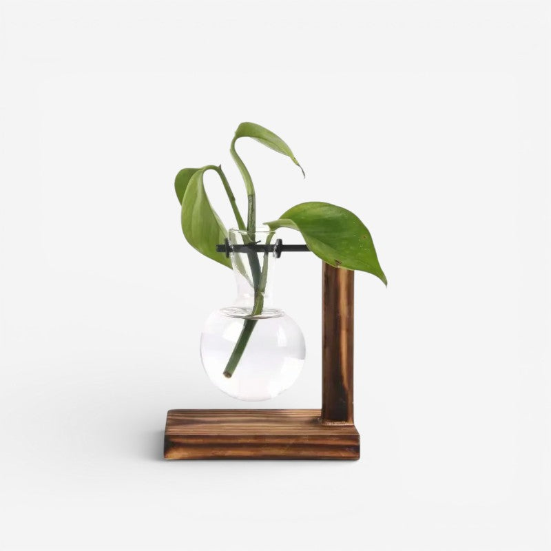 BloomStand - Dekorativ Follower Vase med Buet Stand
