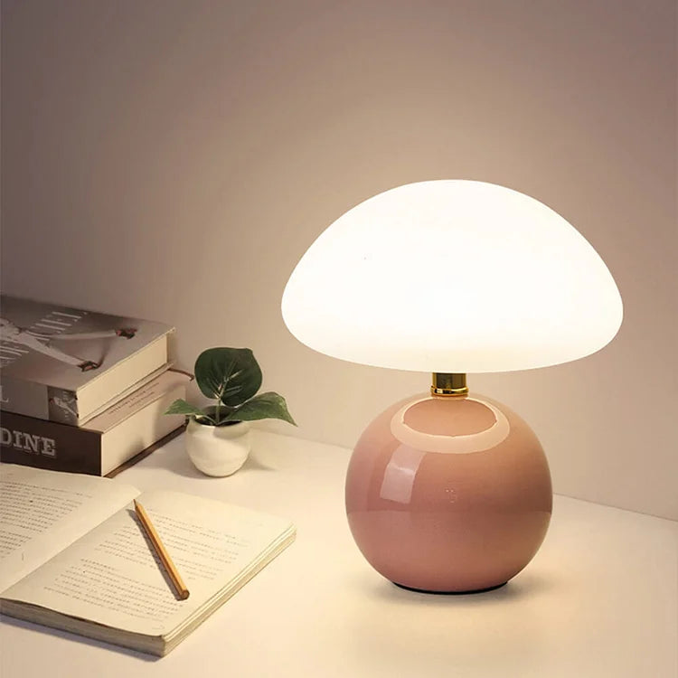 LumiMushroom - Stilfuld lampe med justerbare belysningsfarver