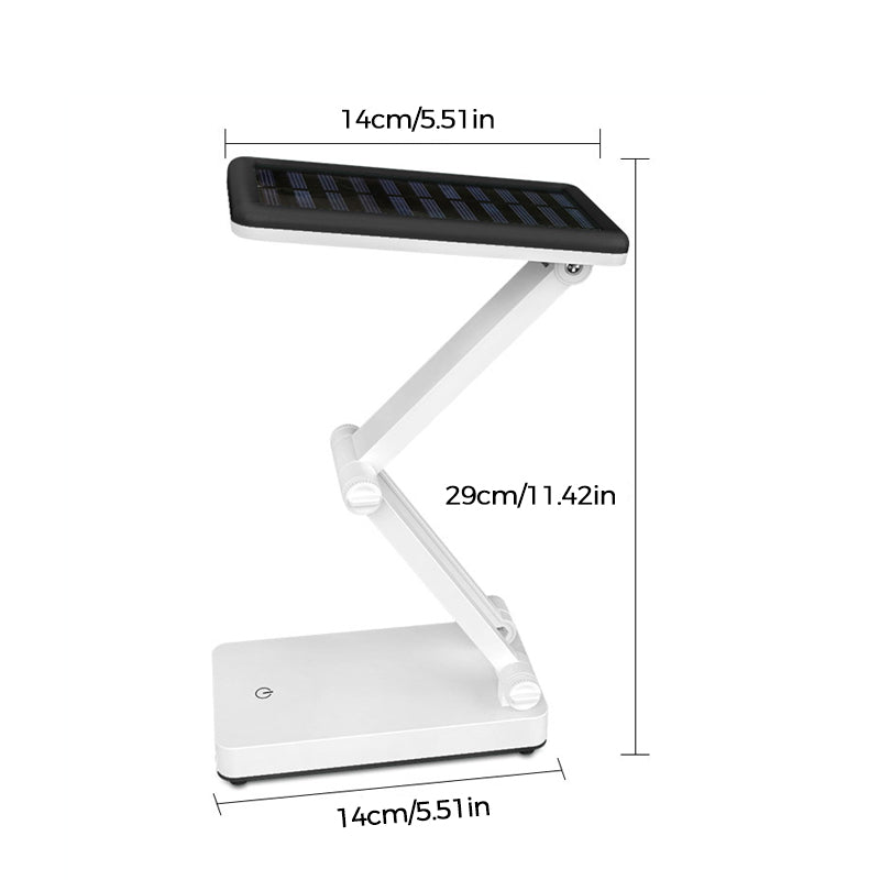 LumiFlex - Foldbar Solar LED-lampe med justerbar lysstyrke