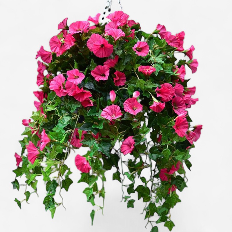 BloomHaven – Sæt med Kunstige Morgenfrueblomster med Hængesnor