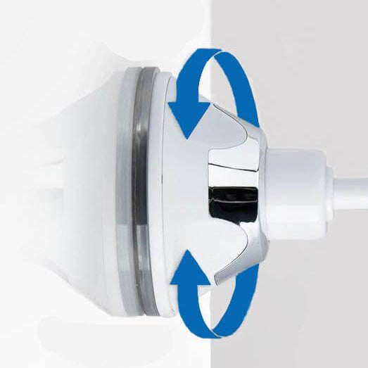 GlowView – Rundt LED-spejl med 10X zoom med fleksibel arm og sugekop