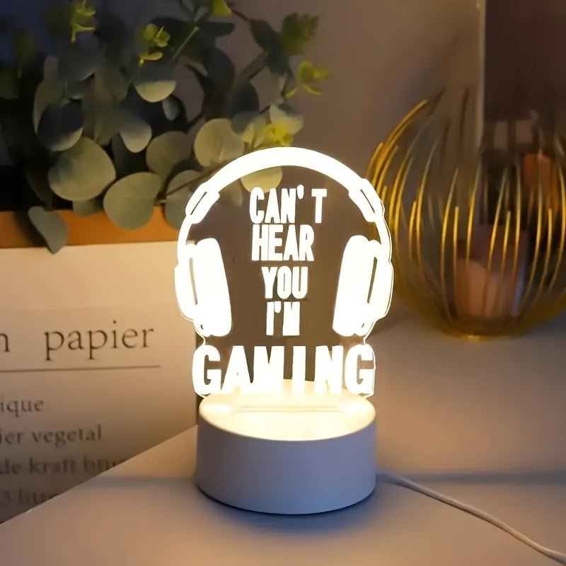 LumaGlow – LED-bordlampe med elegant glasskærmbelysning