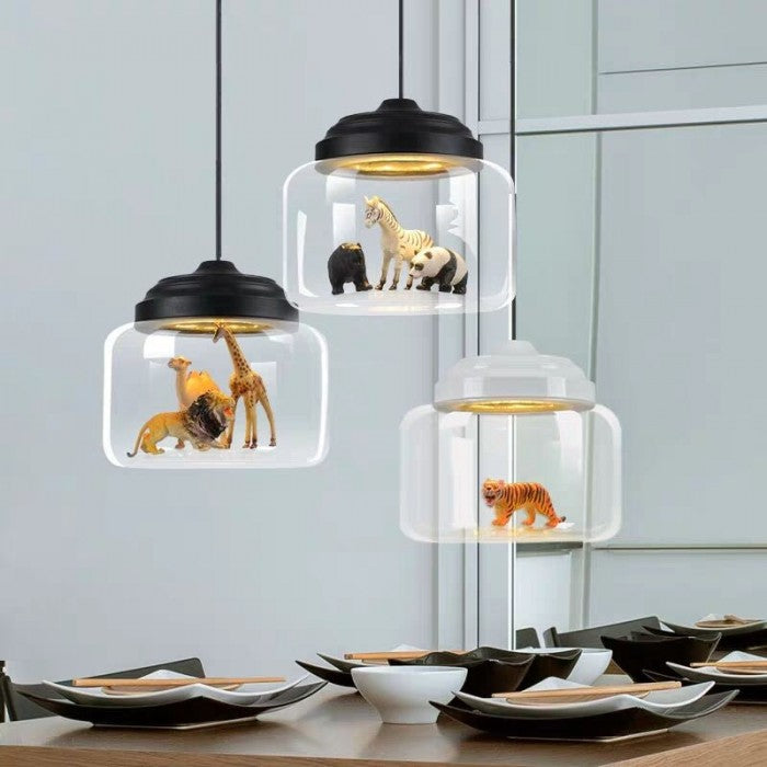 JoyGlow - Little Zoo Pendellampe Med Stilfuldt Design