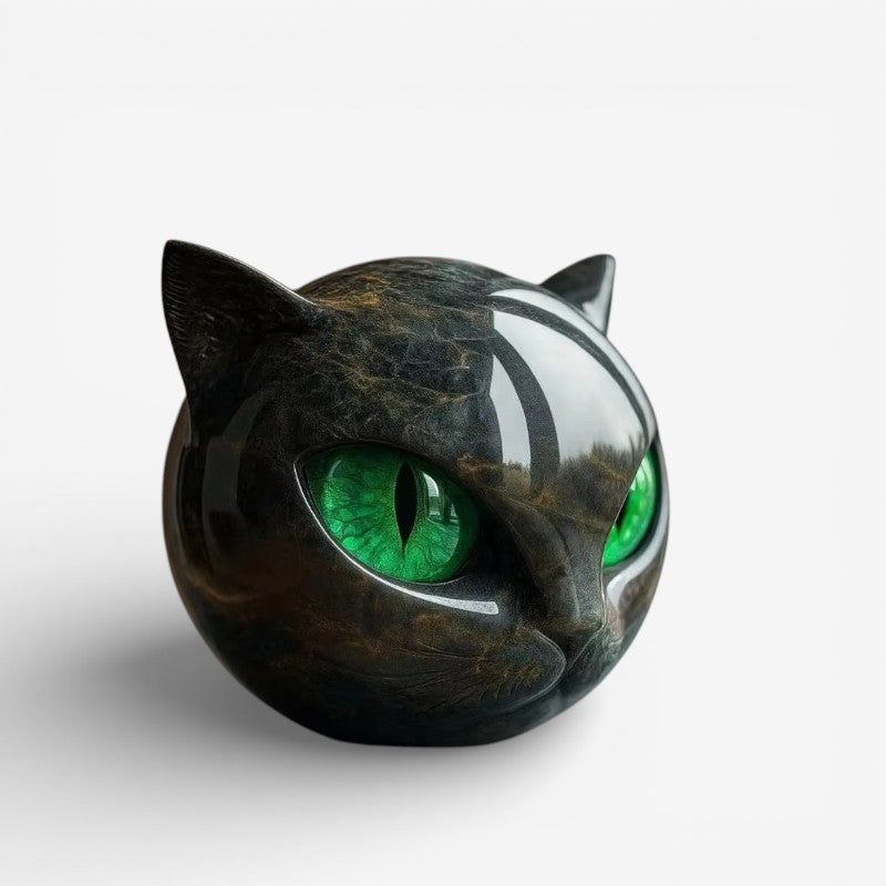 FelineMask – Dekorativ Statue med Kattehoved Design
