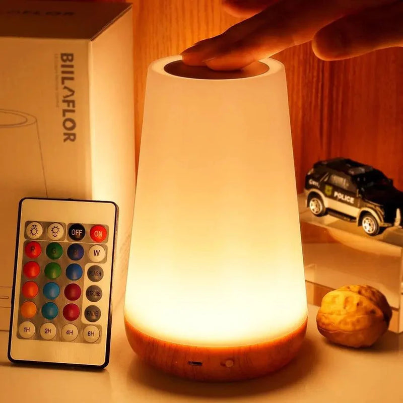 MoodGlow - Genopladelig Mood Lampe med Touch Control