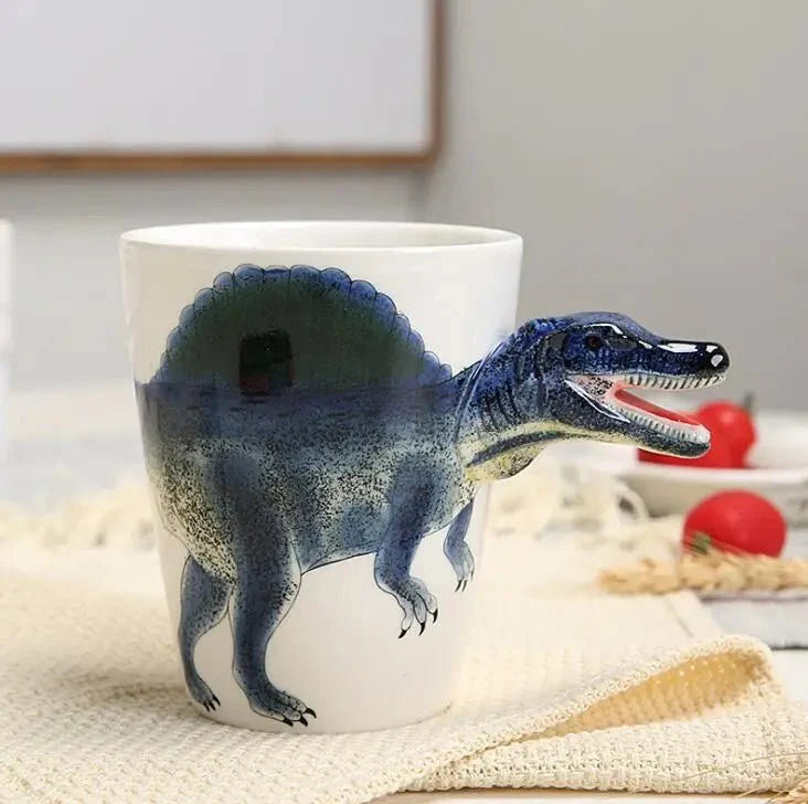 DinoMugs - Håndlavet 3D Dinosaurkrus Til Unikt Design