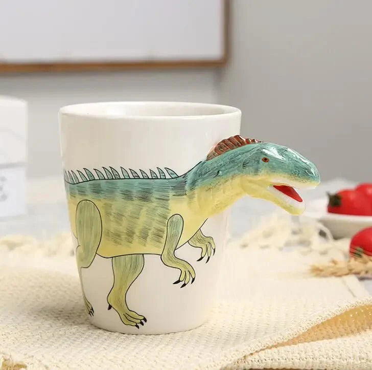 DinoMugs - Håndlavet 3D Dinosaurkrus Til Unikt Design