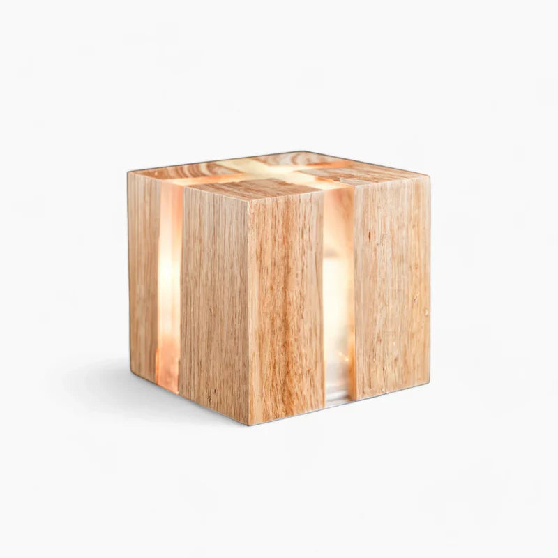 WoodLume - Moderne bordlampe i træ