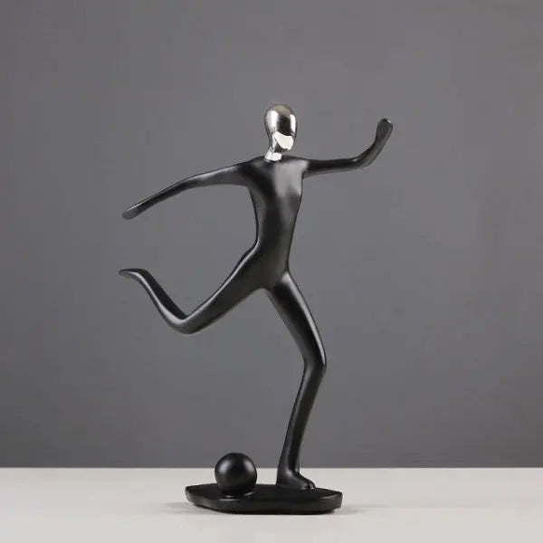 FloatAura - Elegant svævende figurskulptur til moderne og dynamisk boligindretning