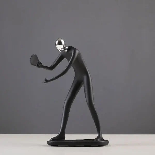 FloatAura - Elegant svævende figurskulptur til moderne og dynamisk boligindretning