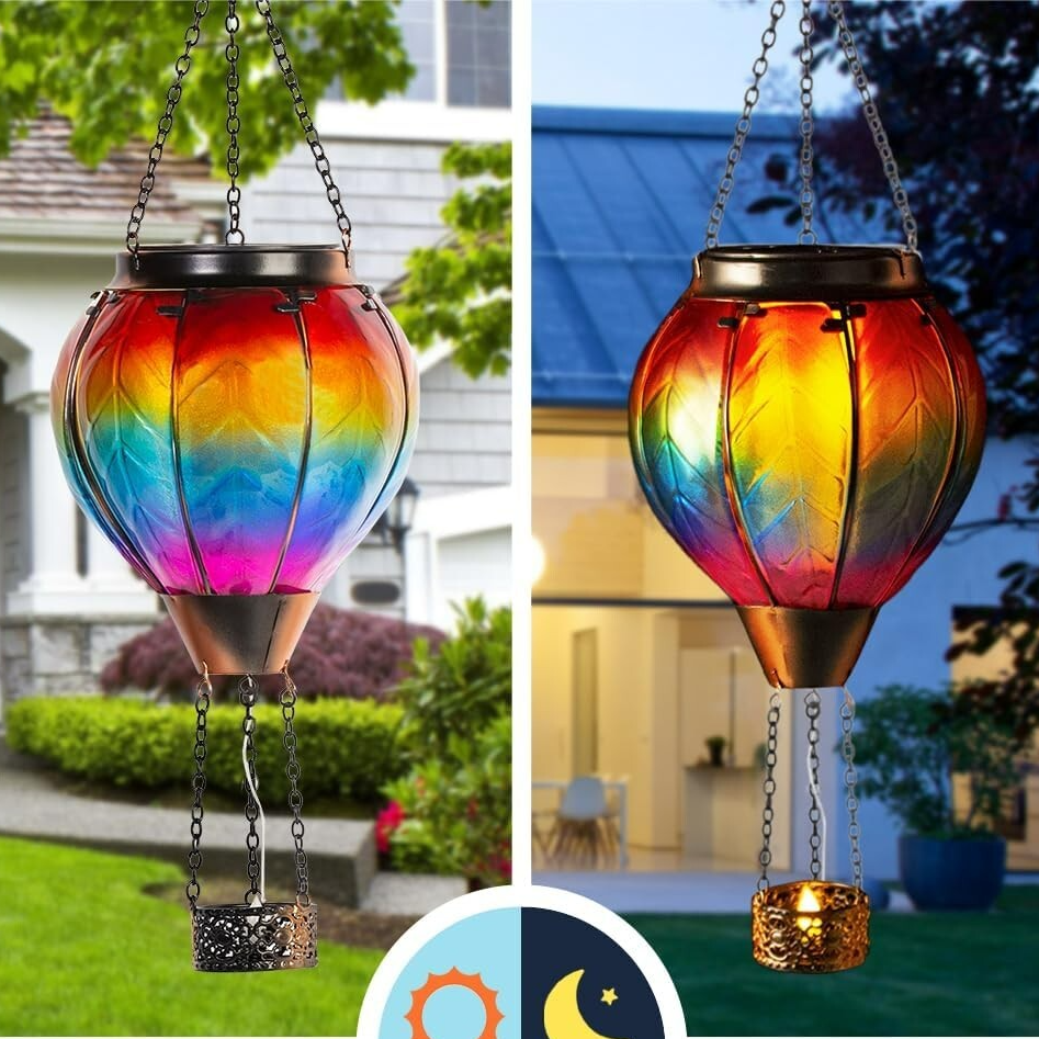 AirBalloon – Solcelledrevet udendørs ballonlampe til elegant havebelysning