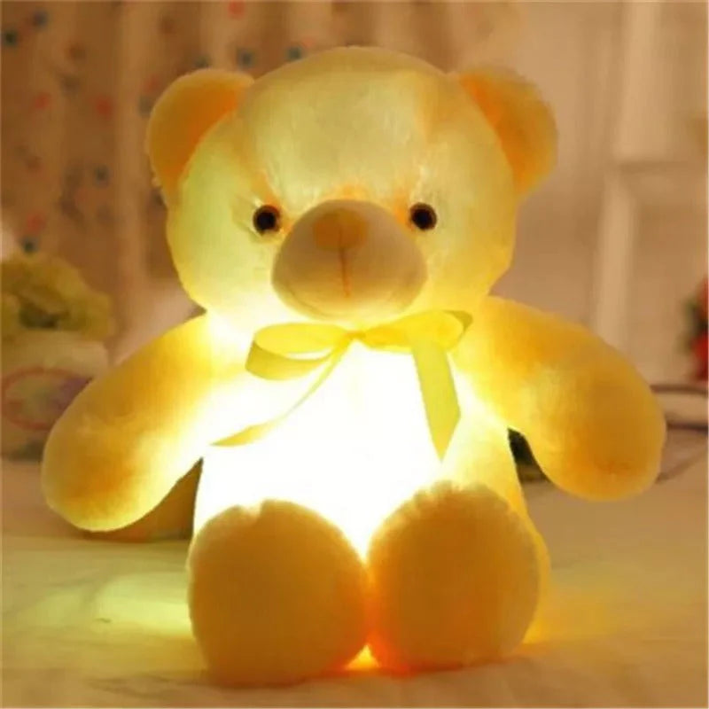 LumaBear - Farverig LED Bamse