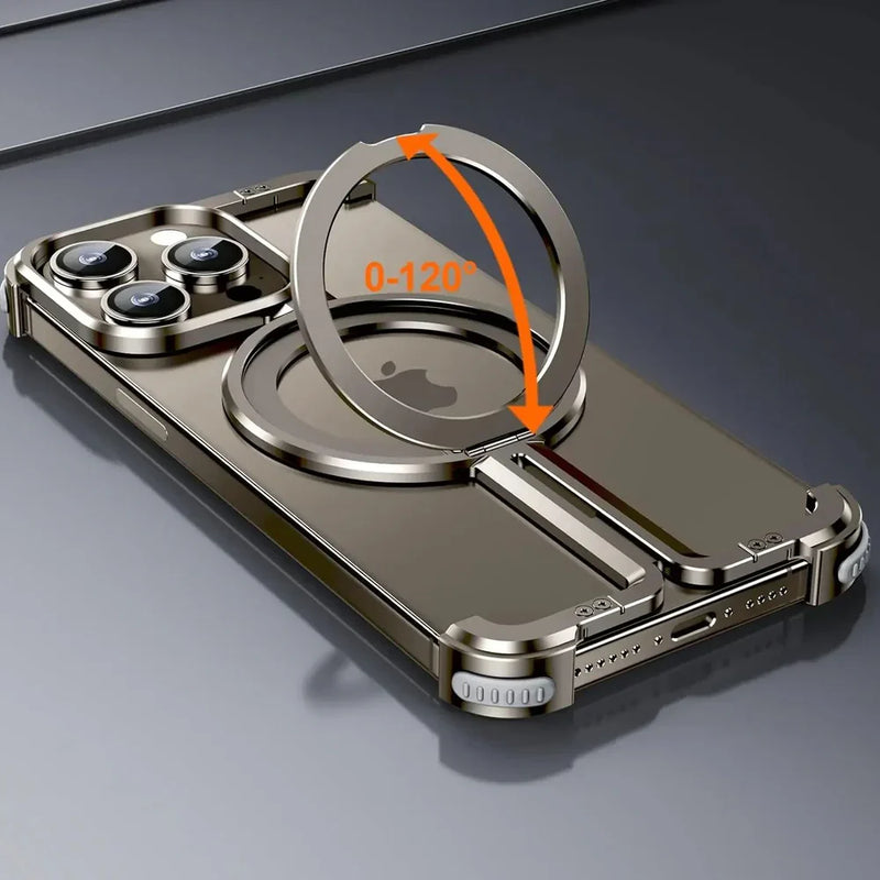 GripEase - Slankt smartphone-cover med 360° roterende holder for nemt greb