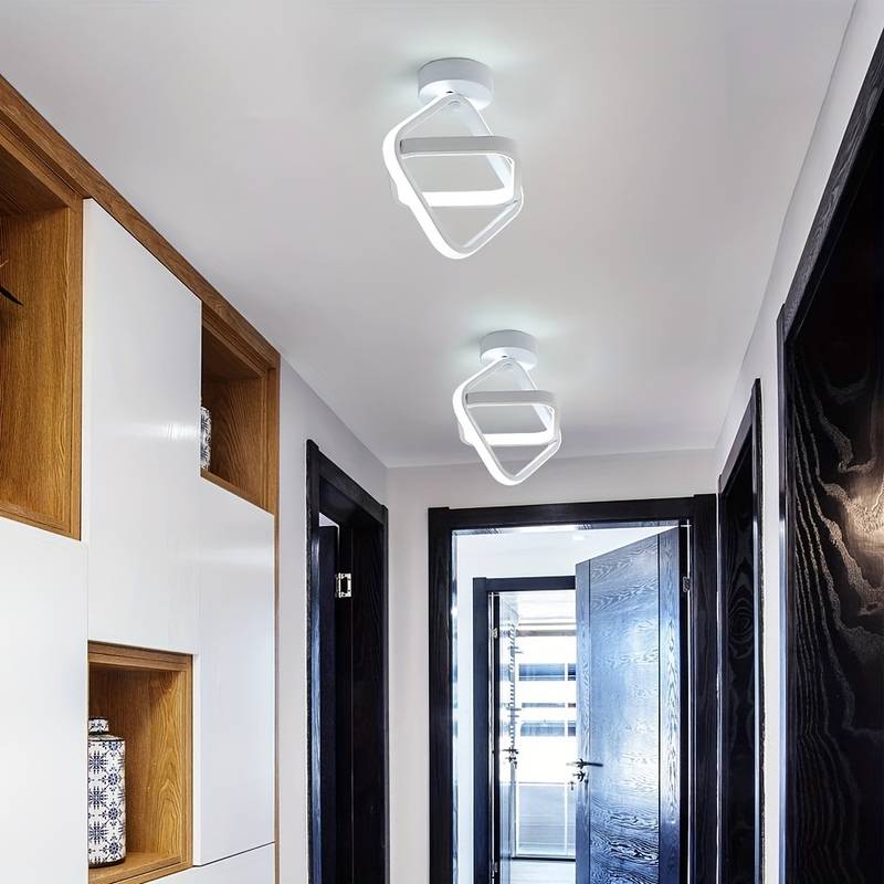 GlowSpire - Moderne spiralformet LED-loftslampe til en varm atmosfære i hjemmet