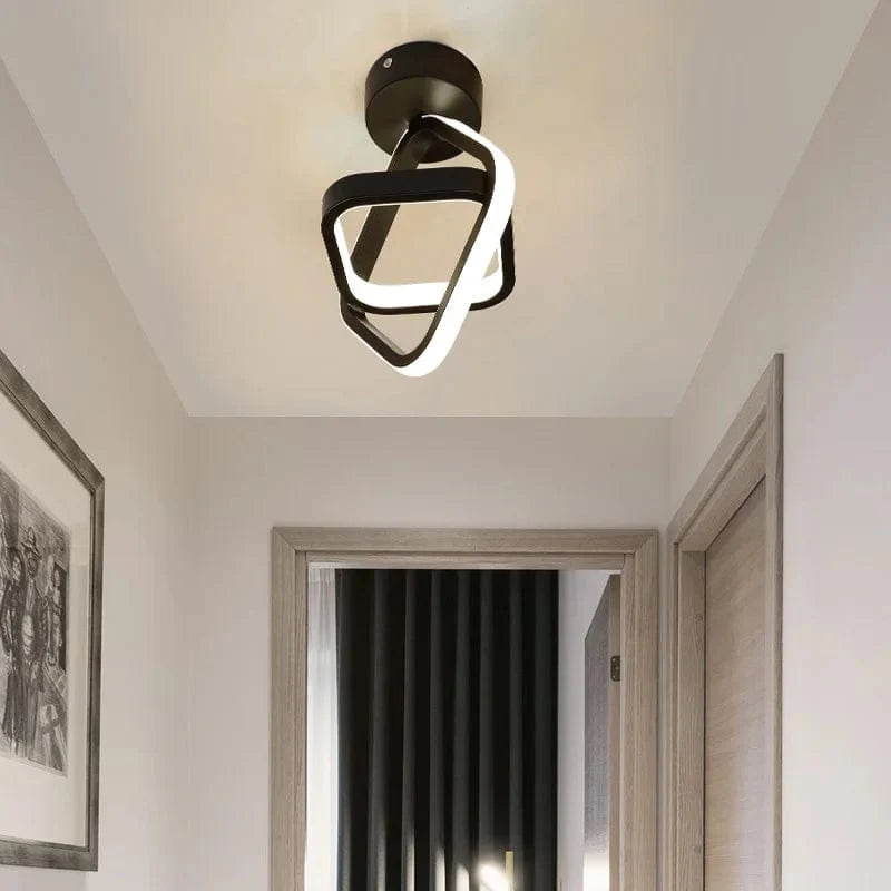 GlowSpire - Moderne spiralformet LED-loftslampe til en varm atmosfære i hjemmet