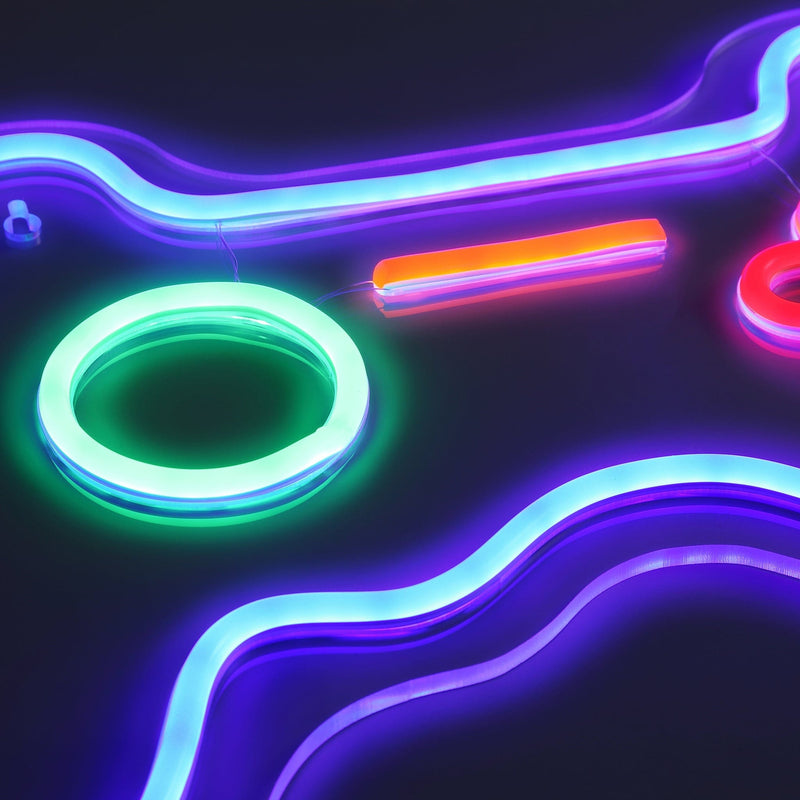 GameGlow – Gaming Controller-formet væglampe med neonlys for en sjov atmosfære