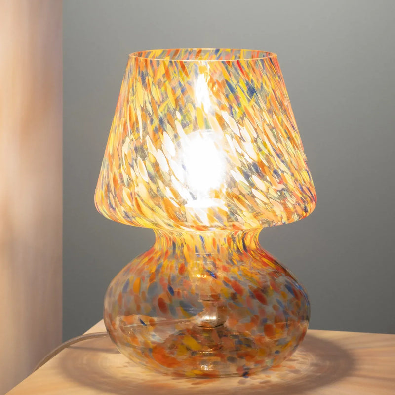 LumiVista - Multicolor glas bordlampe