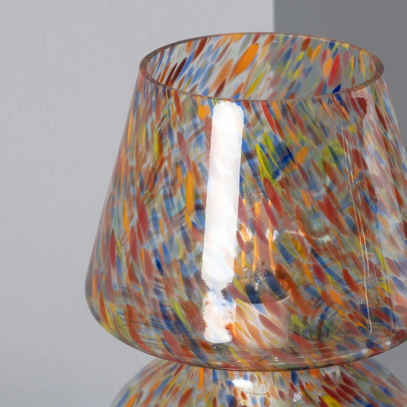 LumiVista - Multicolor glas bordlampe