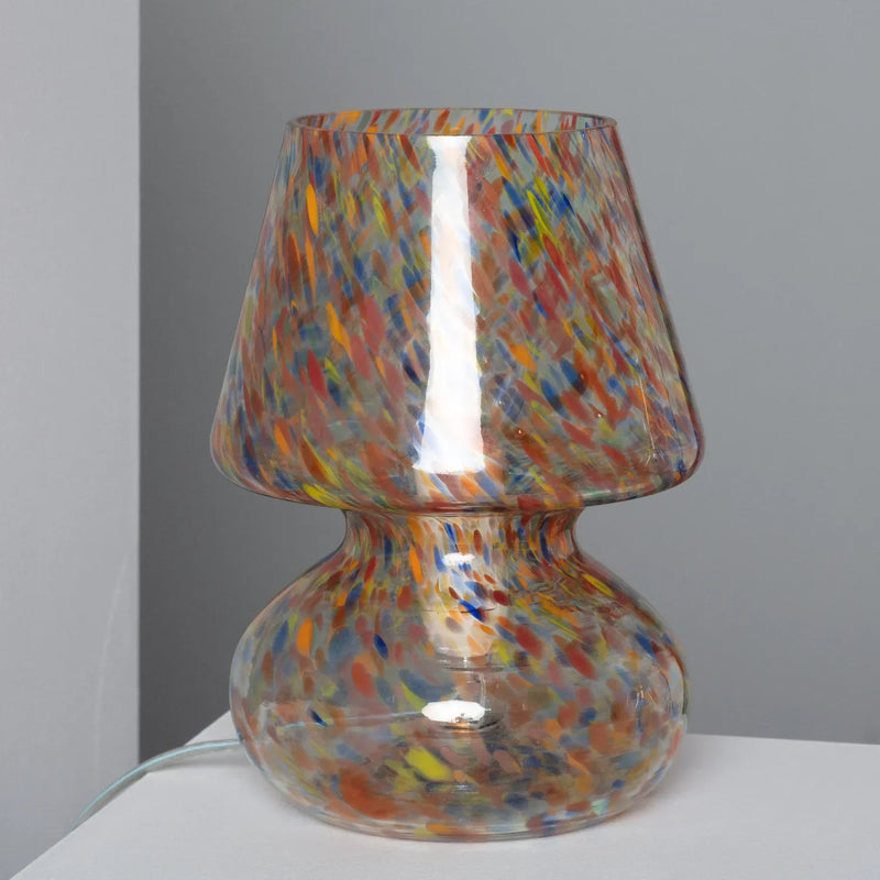 LumiVista - Multicolor glas bordlampe